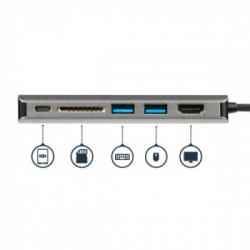 StarTech.com Adattatore Multiporta USB-C - Lettore Schede SD - Power Delivery - 4K HDMI - GbE - 2x USB 3.0