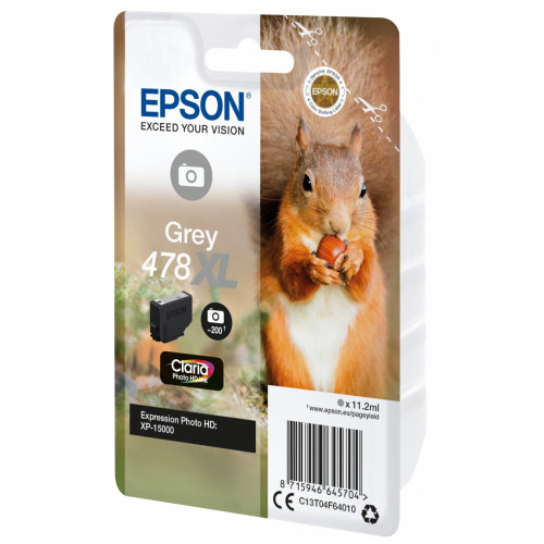 Epson Squirrel Singlepack Grey 478XL Claria...