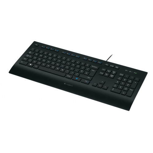 Logitech K280e tastiera USB QWERTZ Tedesco Nero