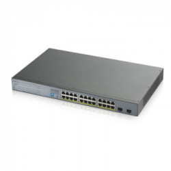 Zyxel GS1300-26HP-EU0101F switch di rete Non gestito Gigabit Ethernet (10/100/1000) Grigio Supporto Power over Ethernet (PoE)