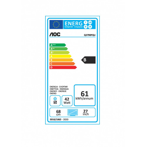 AOC Gaming Q2790PQE monitor piatto per PC 68,6...