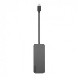 Lenovo 4X90X21427 hub di interfaccia USB 3.2 Gen 2 (3.1 Gen 2) Type-C 20000 Mbit/s Grigio