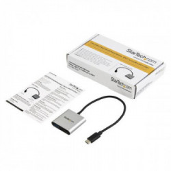 StarTech.com Hub USB-C a 2 porte con Power Delivery - USB-C a USB-A e USB-C - Hub Concentratore USB 3.0