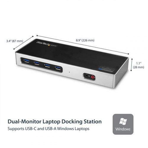 StarTech.com Docking Station USB-C per...