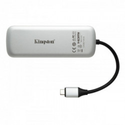 Kingston Technology Nucleum USB 3.2 Gen 1 (3.1 Gen 1) Type-C 5000 Mbit/s Argento