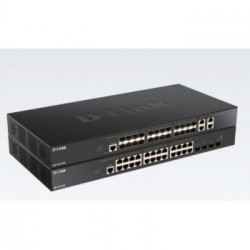 D-Link DXS-1210-28T switch di rete Gestito 10G Ethernet (100/1000/10000) 1U Nero