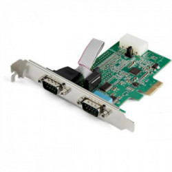 StarTech.com Scheda adattatore Seriale PCI Express a RS232 a due porte con UART 16950 -Cache FIFO a 256 byte - ASIX AX99100 -