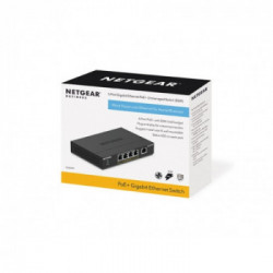 Netgear GS305PP Non gestito Gigabit Ethernet (10/100/1000) Nero Supporto Power over Ethernet (PoE)
