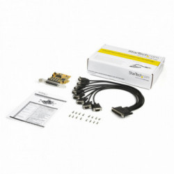 StarTech.com Scheda seriale PCI Express a 8 porte - Scheda adattatore seriale PCIe RS232 - Scheda di espansione/controller card