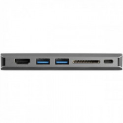 StarTech.com Adattatore multiporta USB-C - HDMI / VGA - PD - SD - Ethernet - Audio e microfono - Cavo integrato da 30 cm - Mini