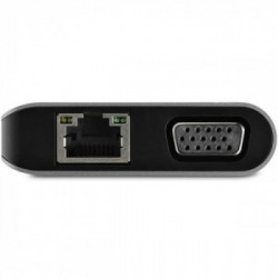 StarTech.com Adattatore multiporta USB-C - HDMI / VGA - PD - SD - Ethernet - Audio e microfono - Cavo integrato da 30 cm - Mini