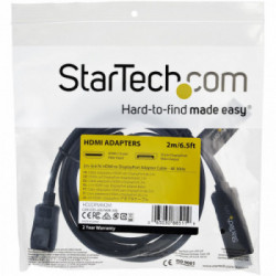 StarTech.com Cavo adattatore HDMI a DisplayPort da 2m - 4K 30Hz