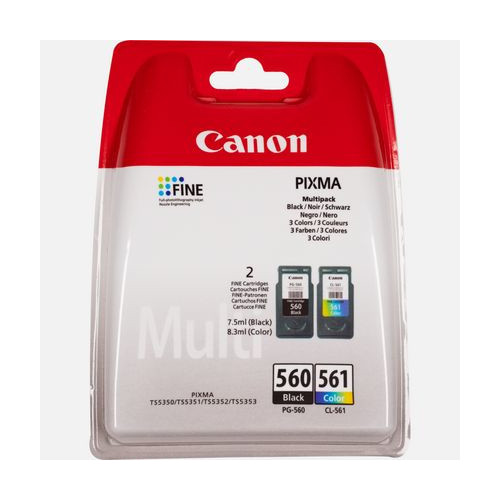 Canon PG-560 / CL-561 Originale Nero, Ciano,...