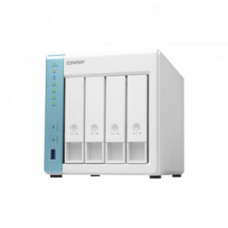 QNAP TS-431K server NAS e di archiviazione Alpine AL-214 Collegamento ethernet LAN Tower Bianco