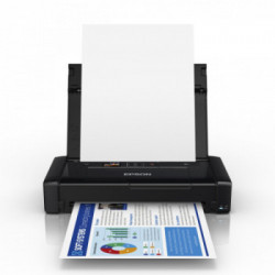 Epson WorkForce WF-110W - Stampante Portatile Inkjet, 5.760 x 1.440 dpi, A4, Wi-Fi
