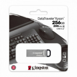 Kingston Technology DataTraveler Kyson unità flash USB 256 GB USB tipo A 3.2 Gen 1 (3.1 Gen 1) Argento