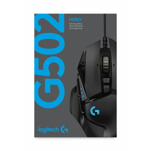 Logitech G502 Hero mouse USB tipo A Ottico...