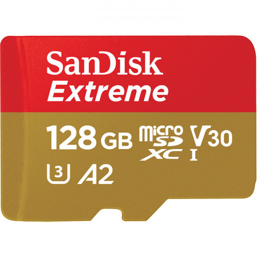 Sandisk Extreme memoria flash 128 GB MicroSDXC...