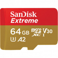 SanDisk Extreme memoria flash 64 GB MicroSDXC UHS-I Classe 3