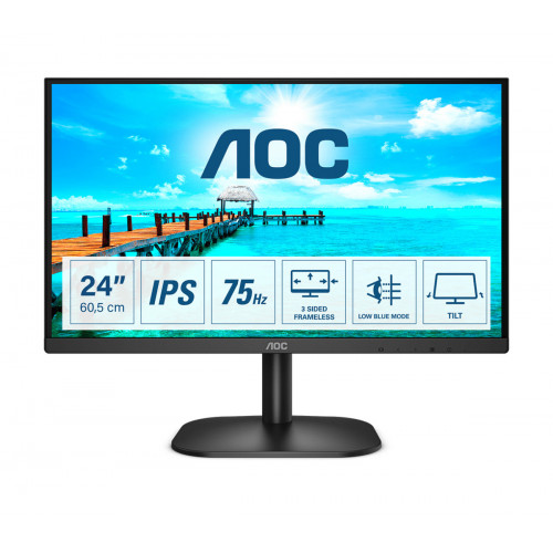 AOC Basic-line 24B2XDA LED display 60,5 cm...