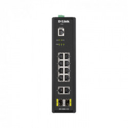 D-Link DIS-200G-12S switch di rete Gestito L2 Gigabit Ethernet (10/100/1000) Nero
