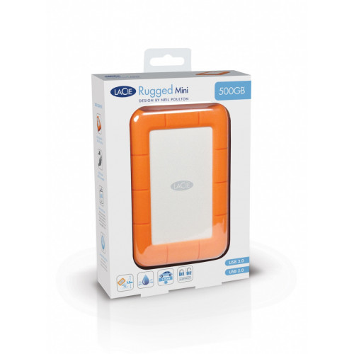 LaCie Rugged 2000 GB Arancione