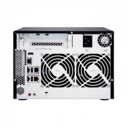 QNAP TVS-672XT i3-8100T Collegamento ethernet LAN Tower Nero NAS