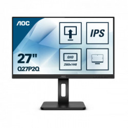 AOC Q27P2Q LED display 68,6 cm (27") 2560 x 1440 Pixel Quad HD Nero