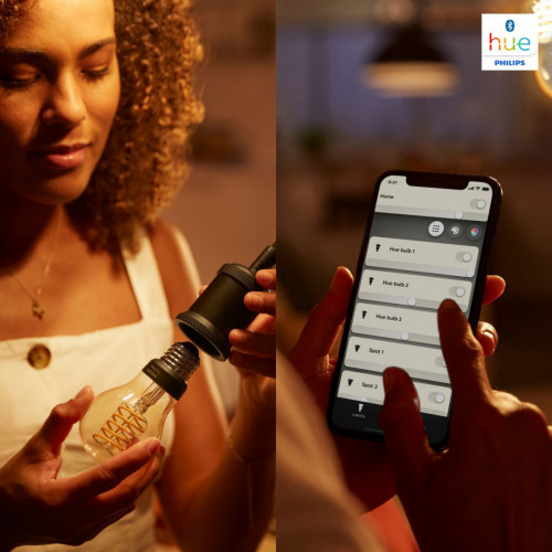 Philips Hue White Standard con filamento A60...