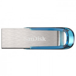 Sandisk Ultra Flair unità flash USB 128 GB USB tipo A 3.2 Gen 1 (3.1 Gen 1) Blu, Argento