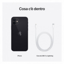 Apple iPhone 12 256GB Nero *ESTENSIONE GARANZIA3 3 ANNI IN PIU' in omaggio*