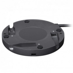 Logitech Rally Mic Pod Hub Nero