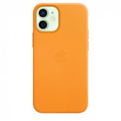 Apple Custodia MagSafe in pelle per iPhone 12 mini - California Poppy