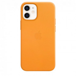 Apple Custodia MagSafe in pelle per iPhone 12 mini - California Poppy