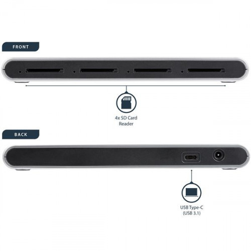 StarTech.com Lettore Schede SD USB-C a 4 slot -...