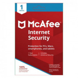 McAfee Sw McAfee Internet Security 1 licenza