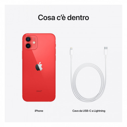 Apple iPhone 12 64GB RED *ESTENSIONE GARANZIA3...