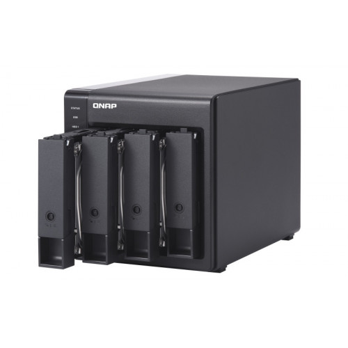 QNAP TR-004 array di dischi Nero