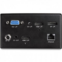StarTech.com MOD4AVHD AV bridge 3840 x 2160 Pixel Collegamento ethernet LAN Nero