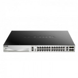 D-Link DGS-3130-30PS Gestito L3 Gigabit Ethernet (10/100/1000) Supporto Power over Ethernet (PoE) Nero, Grigio