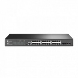 TP-LINK TL-SG3428 switch di rete Gestito L2 Gigabit Ethernet (10/100/1000) 1U Nero