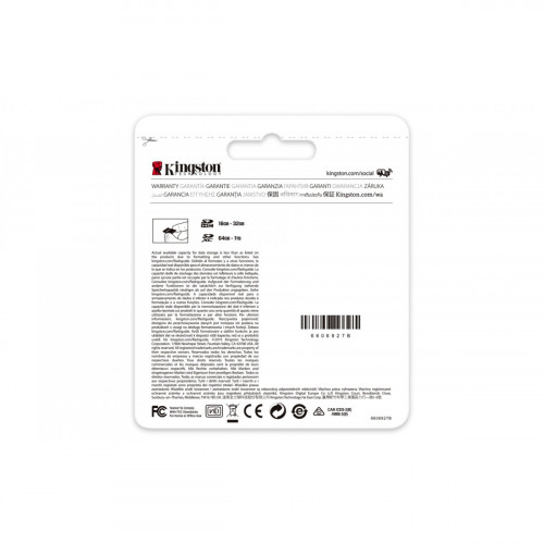 Kingston Technology Canvas Select Plus memoria...