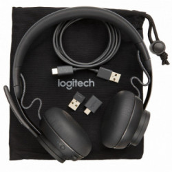Logitech MSFT Teams Zone Wireless Cuffia Padiglione auricolare Bluetooth Grafite