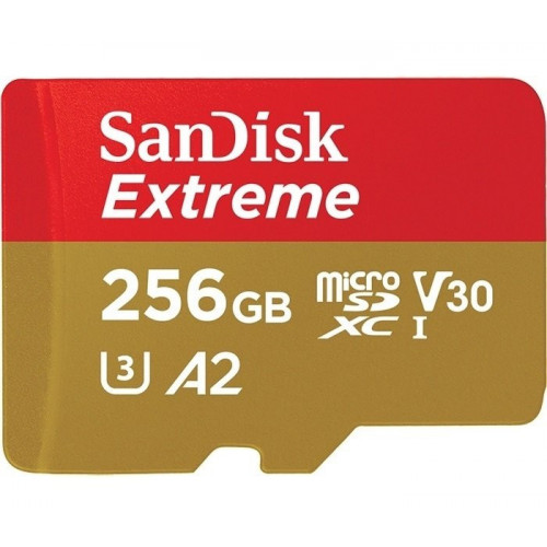 SanDisk Extreme memoria flash 256 GB MicroSDXC...