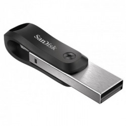 SanDisk iXpand unità flash USB 64 GB USB Type-A / Lightning 3.2 Gen 2 (3.1 Gen 2) Nero, Argento