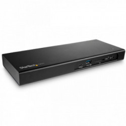 StarTech.com TB3DK2DPM2 replicatore di porte e docking station per notebook Cablato USB 3.2 Gen 1 (3.1 Gen 1) Type-C Nero