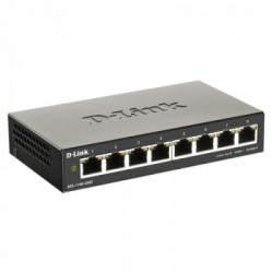 D-Link DGS-1100-08V2 switch di rete Gigabit Ethernet (10/100/1000) Nero