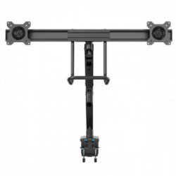 StarTech.com Braccio per doppio monitor da tavolo - 2 porte USB 3.0 - Supporto con morsetto per scrivania