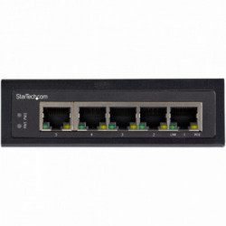 StarTech.com Switch Ethernet 5 porte industriale - Power over Ethernet switch di rete Gigabit 30W - Commutatore di reta lan Gb