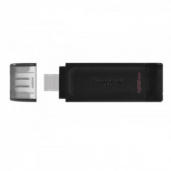Kingston Technology DataTraveler 70 unità flash USB 128 GB USB tipo-C 3.2 Gen 1 (3.1 Gen 1) Nero